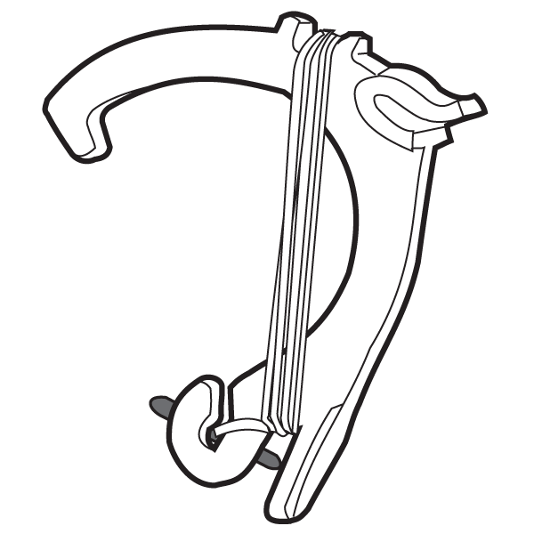 Plastic Hook with barbed cord
