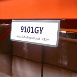 Heavy Duty Hinged Label Holder
