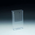 Wall Mount Brochure Holder for Trifold Literature up to 3.75"w