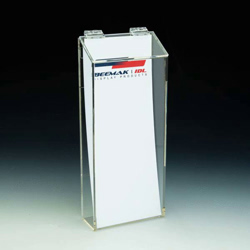 Clear Outdoor Trifold Brochure Holder