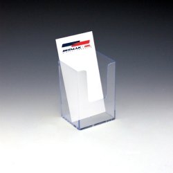 Clear Business Card / Gift Card Holder - Vertical