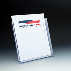 Wall Mount Brochure Holder for Literature up to 8.5"